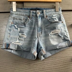Aeropostale Denim Ripped Shorts